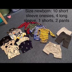 Newborn clothing bundle